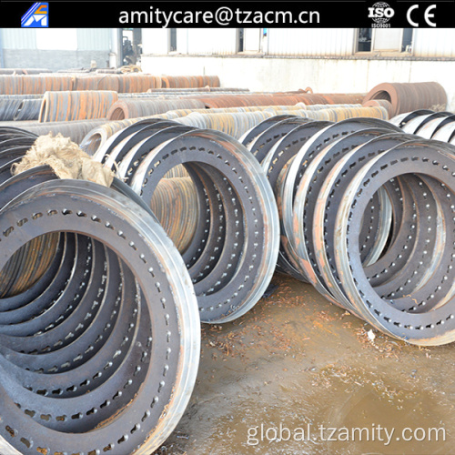 Steel joint plates for concrete pile in Indonesia